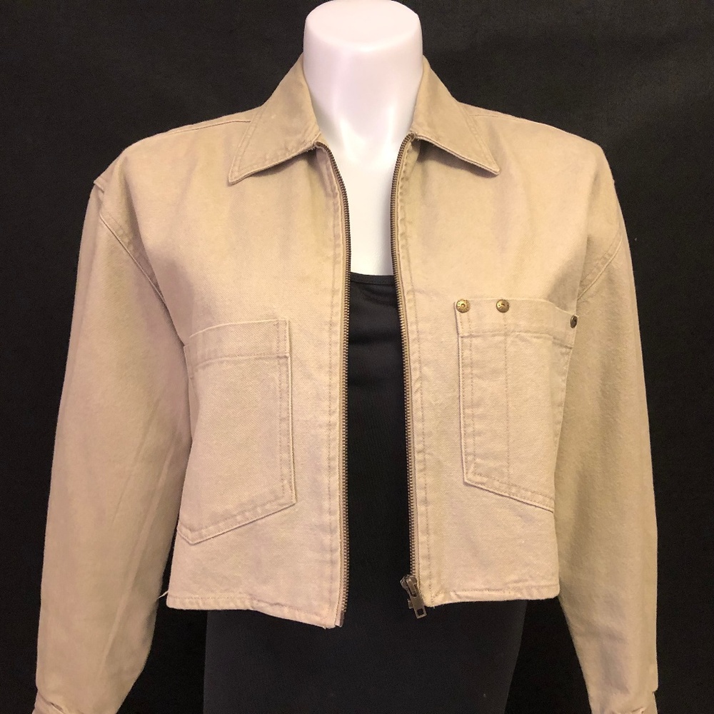 Women's County Seat Large Cropped Denim Jacket